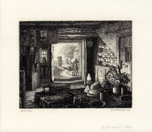 Load image into Gallery viewer, The Gamekeeper's Cottage (Early proof impression)